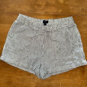 J. Crew Linen Striped Shorts